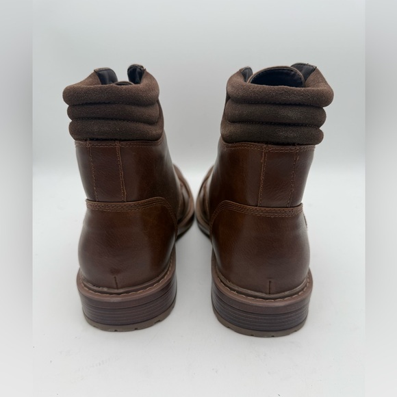 BRAND NEW Dexter Elliot Brown Boots Men Cognac Cap Toe Manmade main image 2